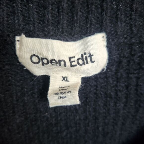 Open edit oversize cropped v-neck sweater XL - Picture 7 of 7